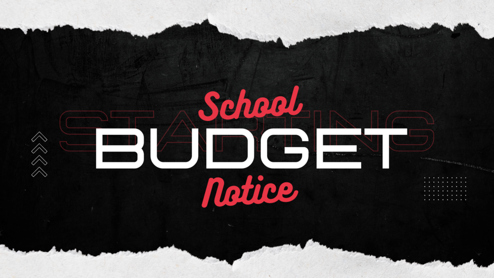 School Budget Notice image, png