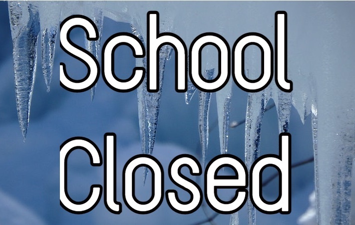 School Closed icy image 